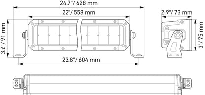 Black light bar from Hella part number 358197401
