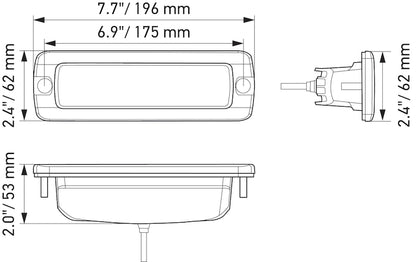 Black light bar from Hella part number 358176221