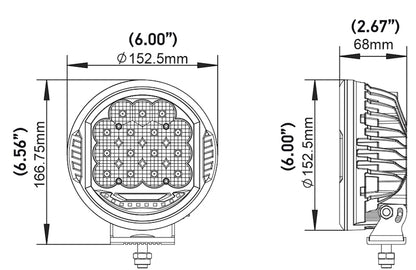 Driving Light Kit from Hella part number 358117171