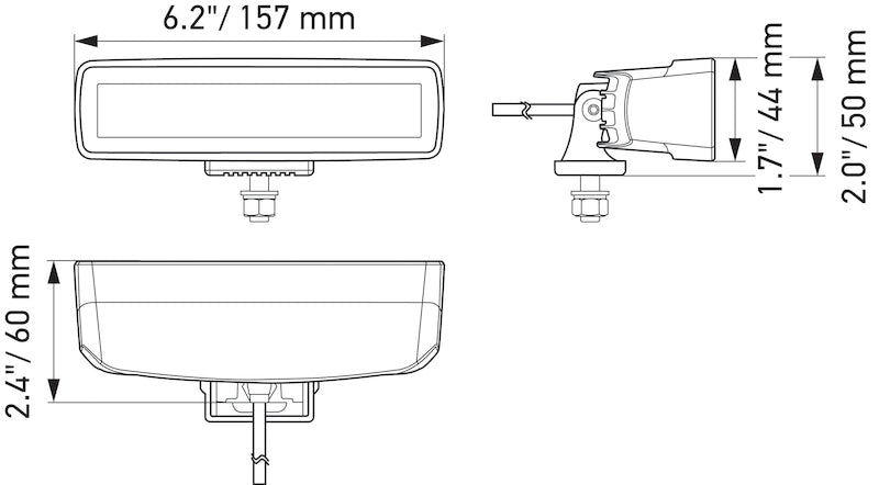 Black light bar from Hella part number 358176211