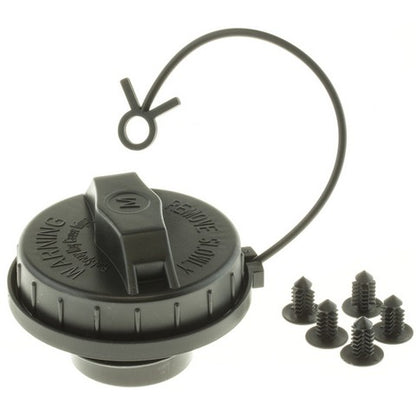 Black fuel tank cap from MotoRad part number MGC825T