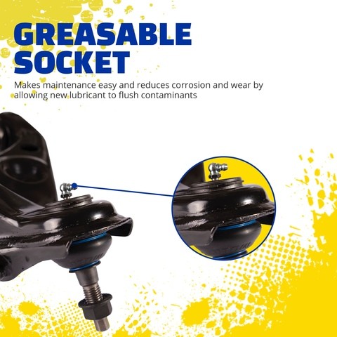 MOOG RK620041 Suspension Control Arm and Ball Joint Assembly