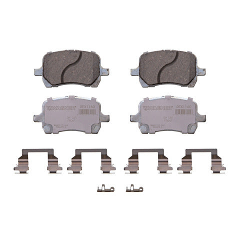 Disc Brake Pad Set from Wagner Brake part number OEX1160