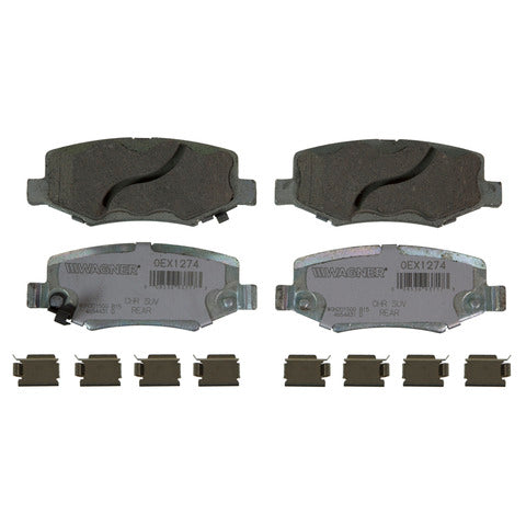 Disc Brake Pad Set from Wagner Brake part number OEX1274
