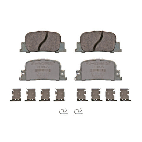 Disc Brake Pad Set from Wagner Brake part number OEX835