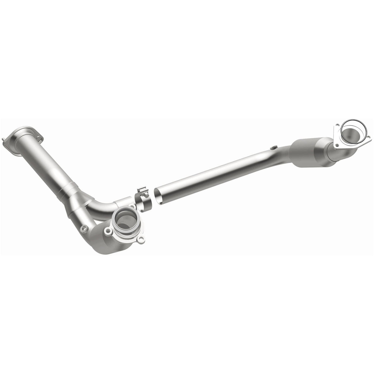 Stainless stainless steel catalytic converter from MagnaFlow Exhaust Products part number 49194