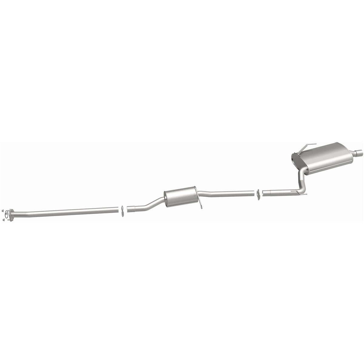 Satin exhaust system kit from BRExhaust part number 106-0585