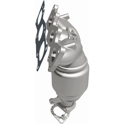 Uncoated stainless steel catalytic converter with integrated exhaust manifold from MagnaFlow Exhaust Products part number 5531089