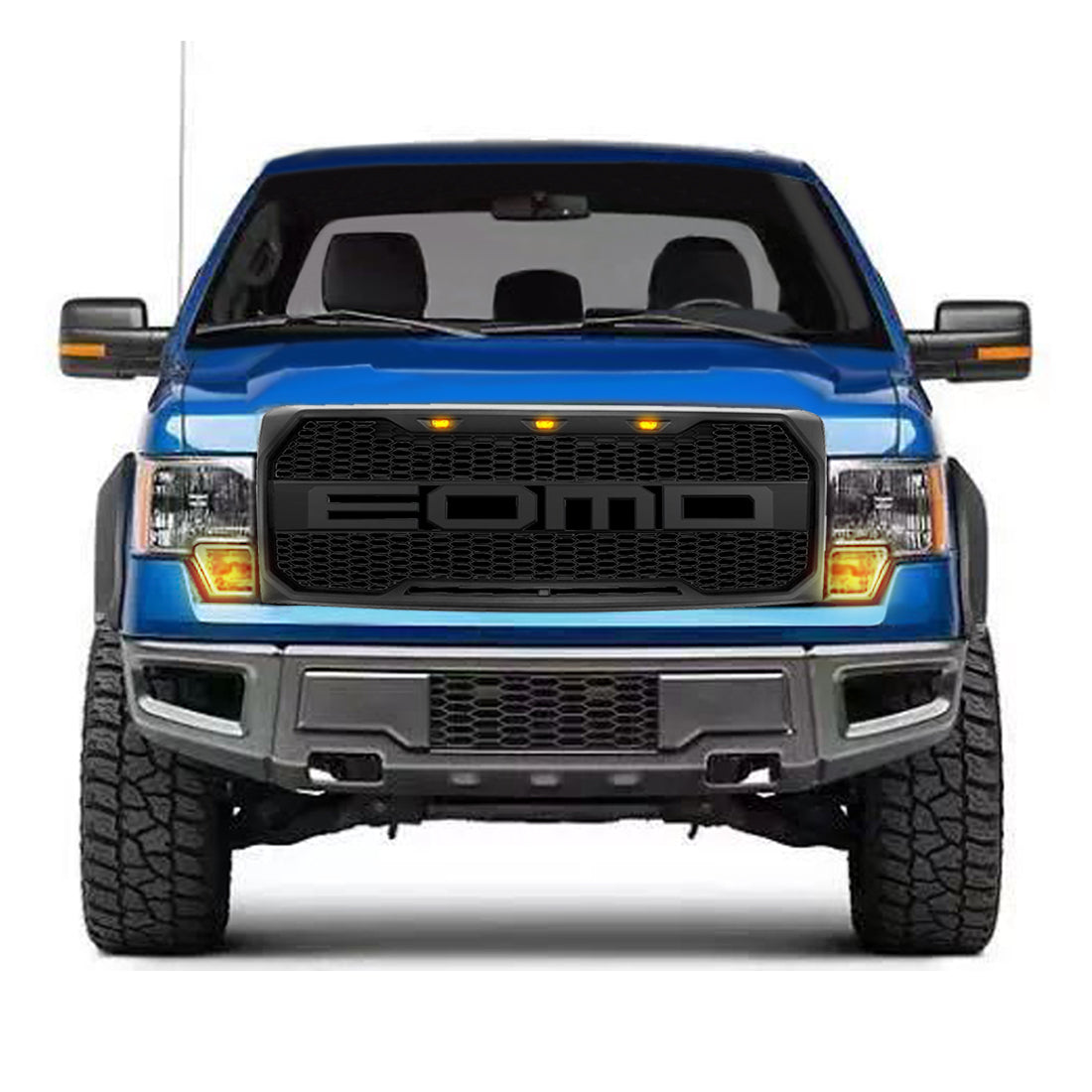 Matte black abs plastic grille from AMERICAN MODIFIED part number AMFMAA00108