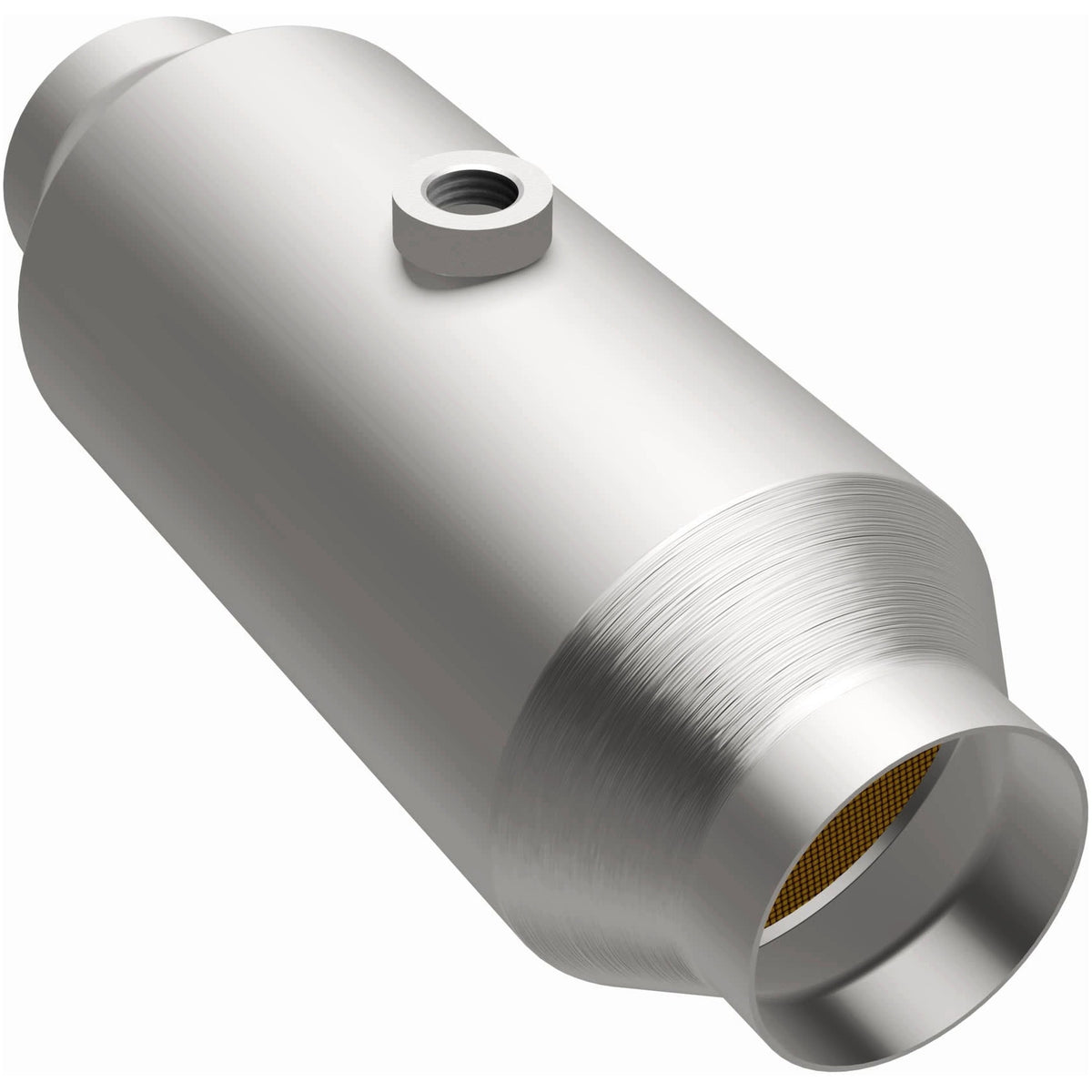Stainless stainless steel catalytic converter from MagnaFlow Exhaust Products part number 5551355