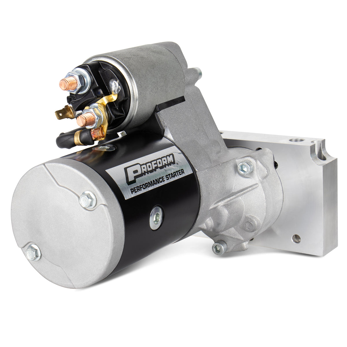 Aluminum starter from Proform part number 66256