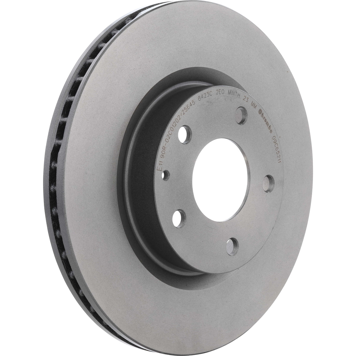 Gray cast iron disc brake rotor from Brembo part number 09.C652.11