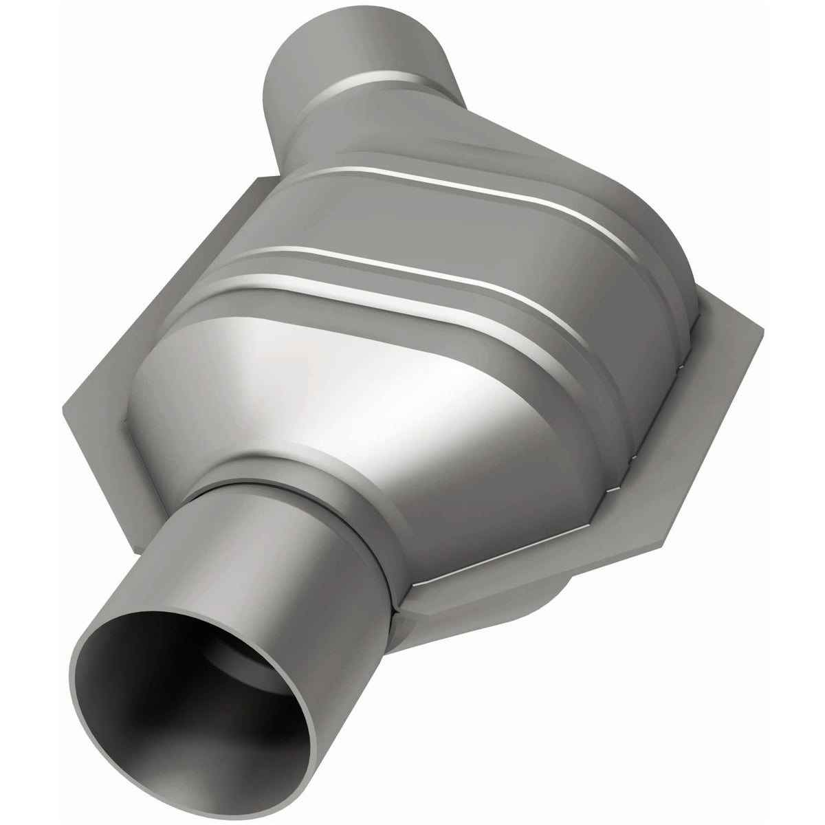Stainless stainless steel catalytic converter from MagnaFlow Exhaust Products part number 447176