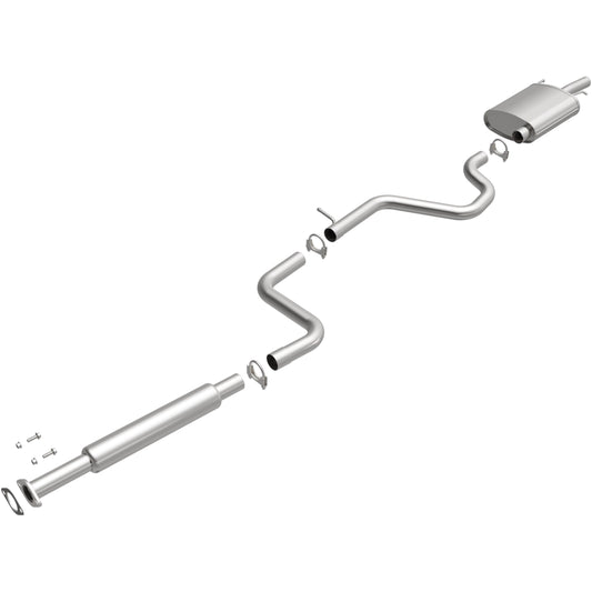 Satin exhaust system kit from BRExhaust part number 106-0016