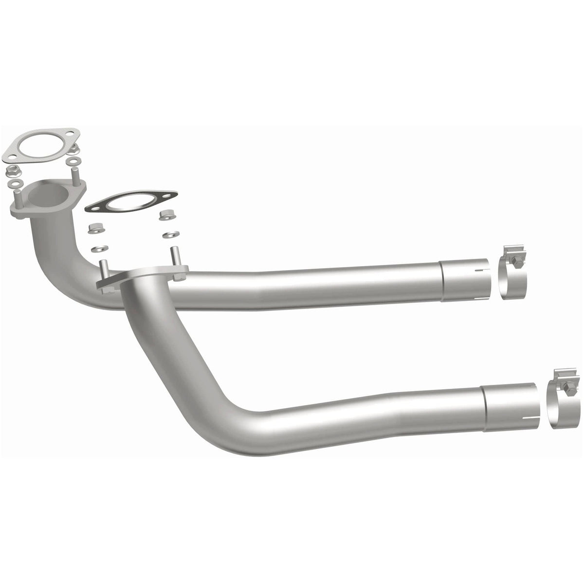 Stainless stainless steel exhaust manifold down pipe from MagnaFlow Exhaust Products part number 19304