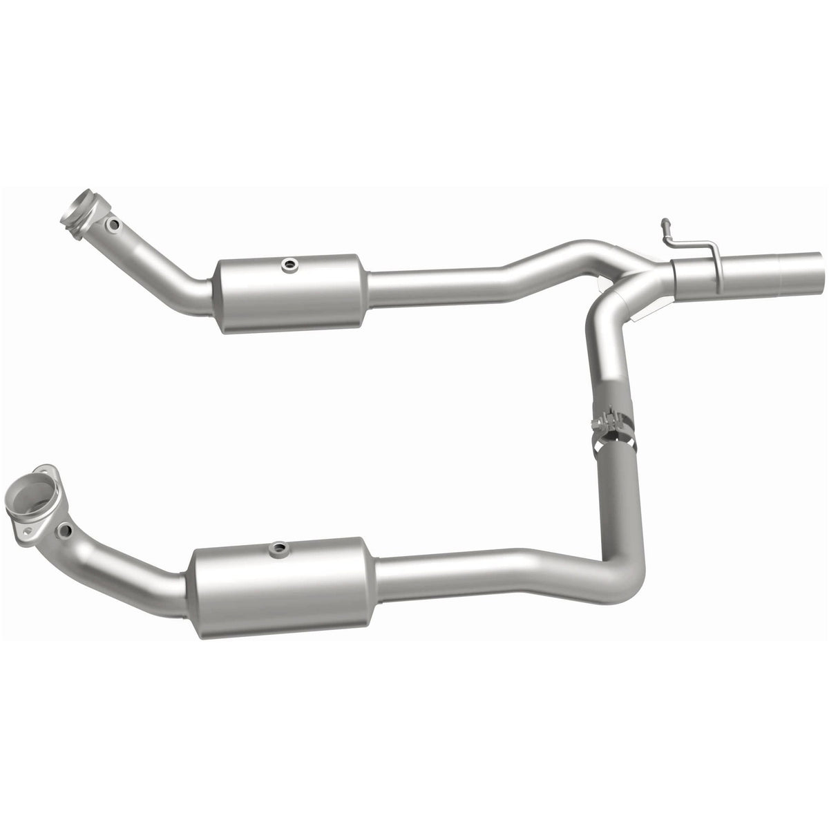 Stainless stainless steel catalytic converter from MagnaFlow Exhaust Products part number 4551599