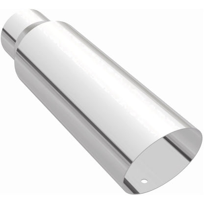 Polished stainless steel exhaust tail pipe tip from MagnaFlow Exhaust Products part number 35205