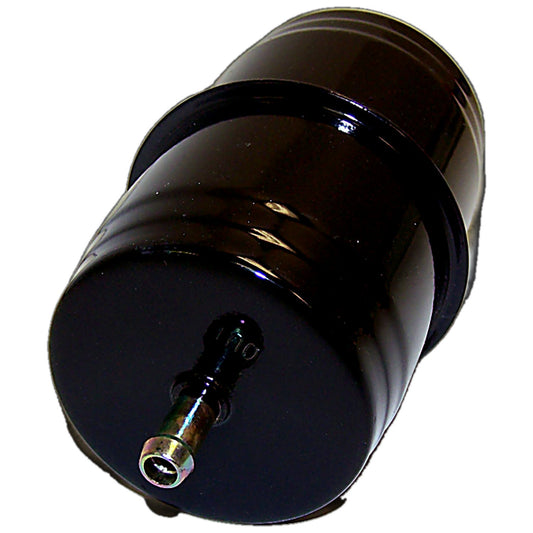 Black, silver fuel filter from Crown Automotive Jeep Replacement part number 33000076