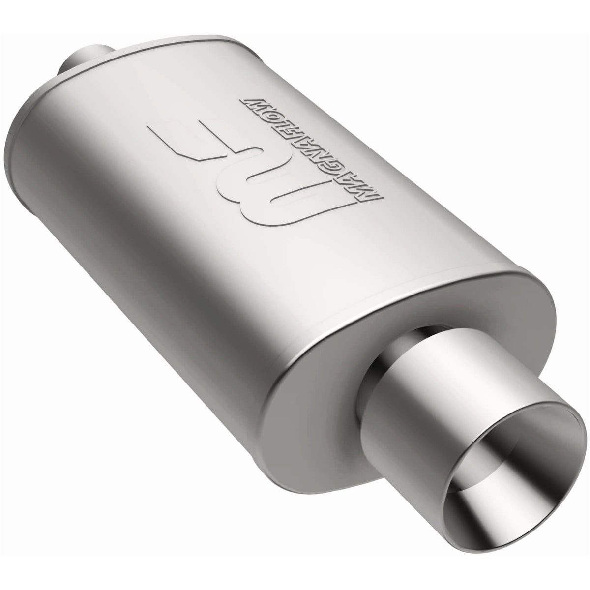 Brushed exhaust muffler from MagnaFlow Exhaust Products part number 14832