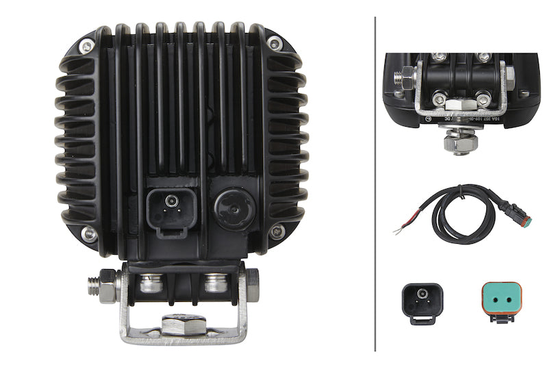 Black work light from Hella part number 357109002