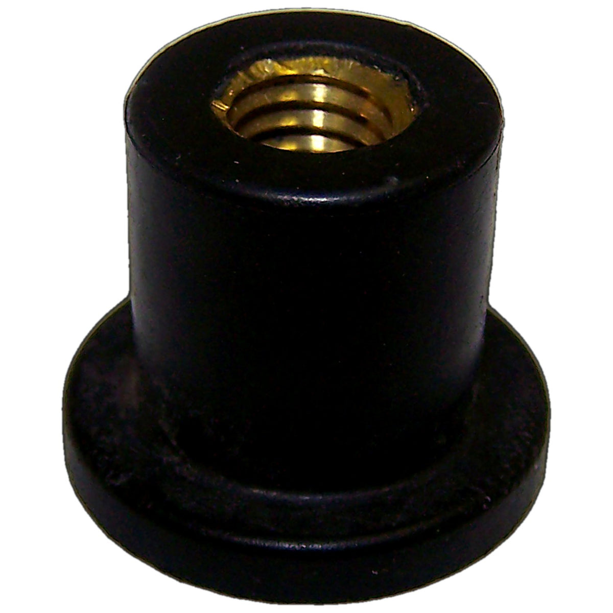 Black radiator support panel nut from Crown Automotive Jeep Replacement part number 34201493