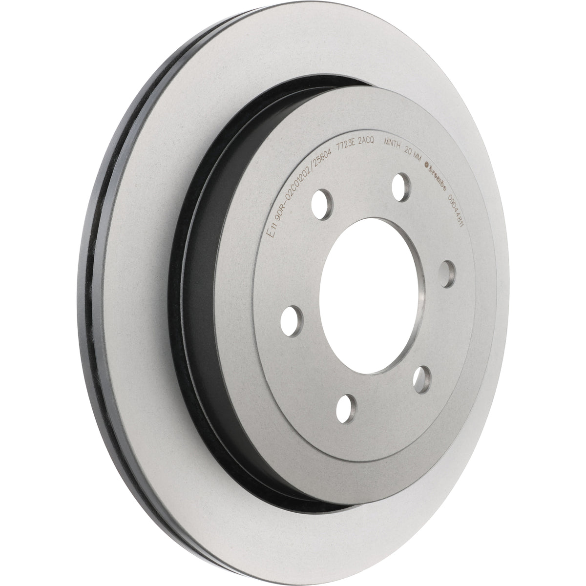 Gray cast iron disc brake rotor from Brembo part number 09.D448.11