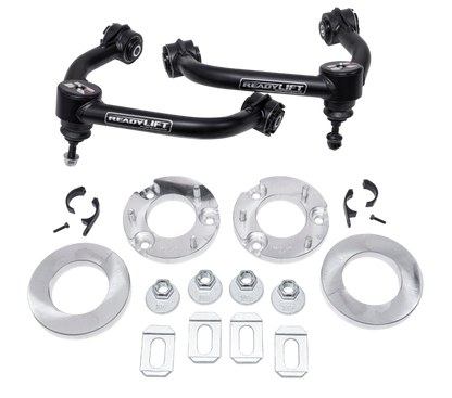 Black steel suspension lift kit from ReadyLift part number 66-25250