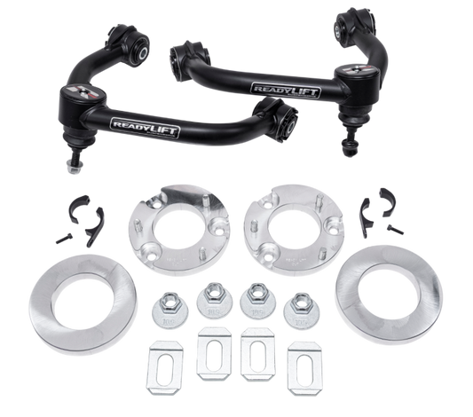 Black steel suspension lift kit from ReadyLift part number 66-25250