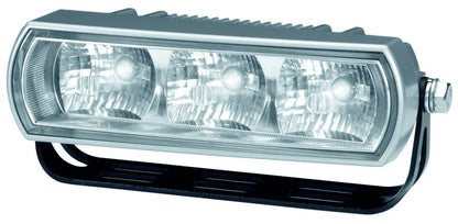 Crystal clear daytime running light with mounting hardware from Hella part number 009496801