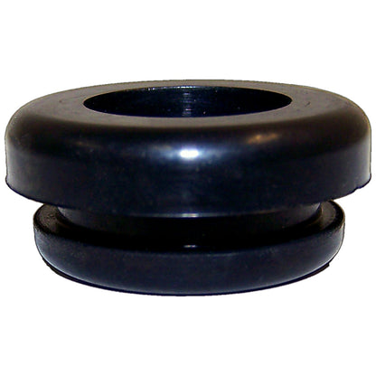 Black engine crankcase vent valve grommet from Crown Automotive Jeep Replacement part number 33001237