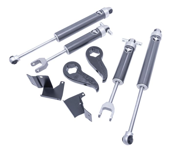 Gray suspension leveling kit from ReadyLift part number 66-30321