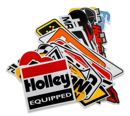 Assorted vinyl exterior decal from Holley part number 36-462