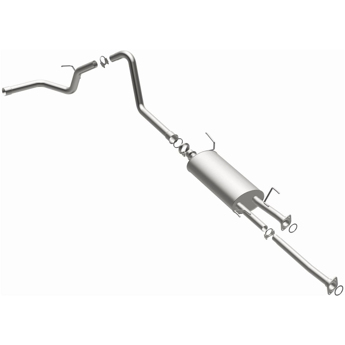 Satin exhaust system kit from BRExhaust part number 106-0237