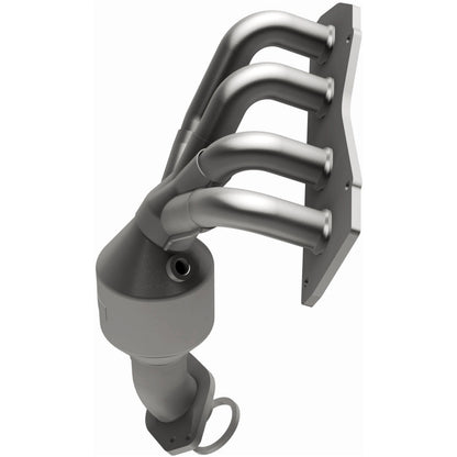 Uncoated stainless steel catalytic converter with integrated exhaust manifold from MagnaFlow Exhaust Products part number 5531327