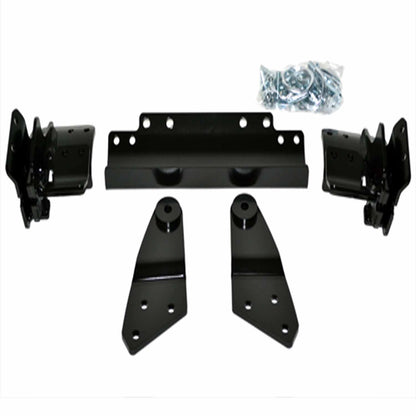 Black snow plow mount from Warn part number 80031