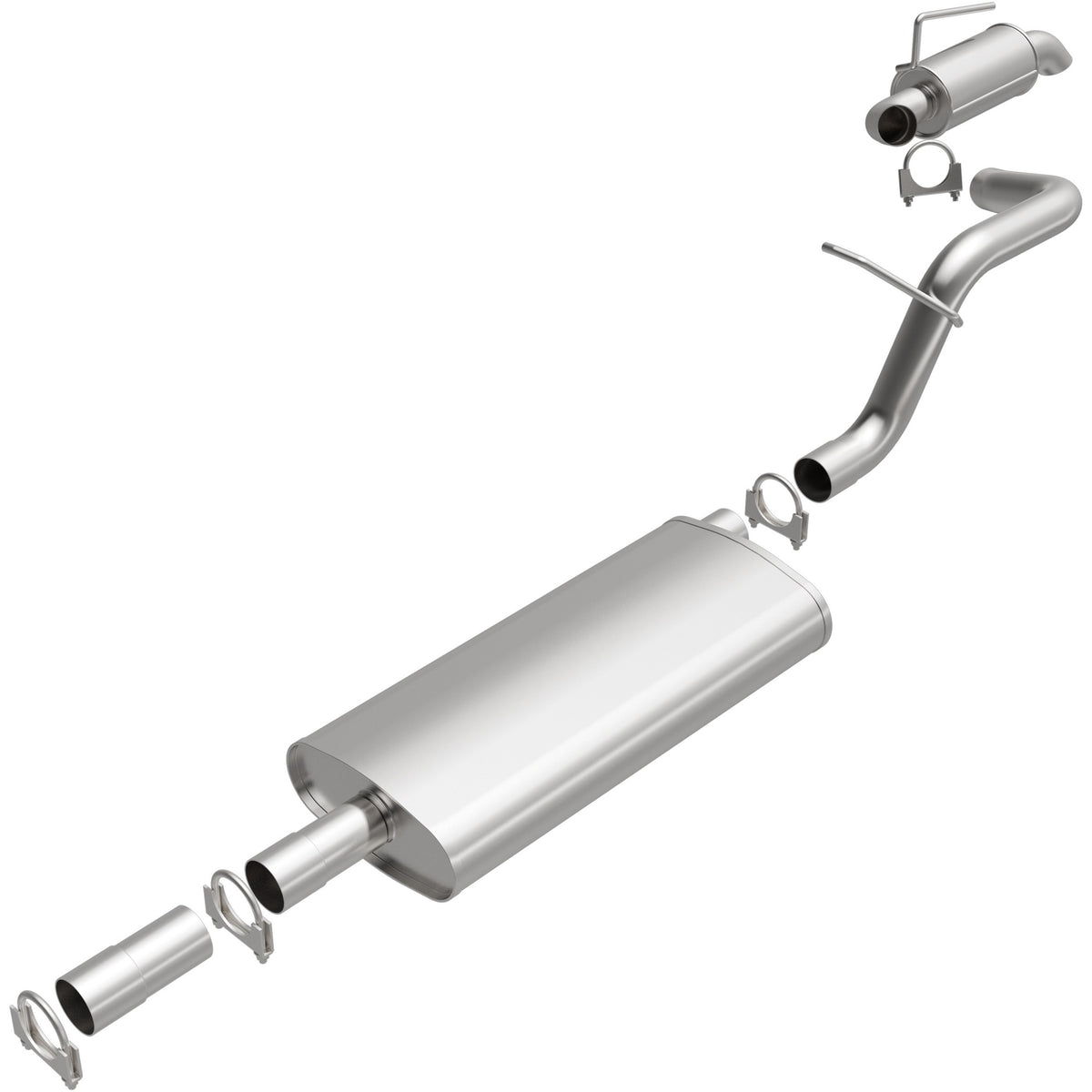 Satin exhaust system kit from BRExhaust part number 106-0047