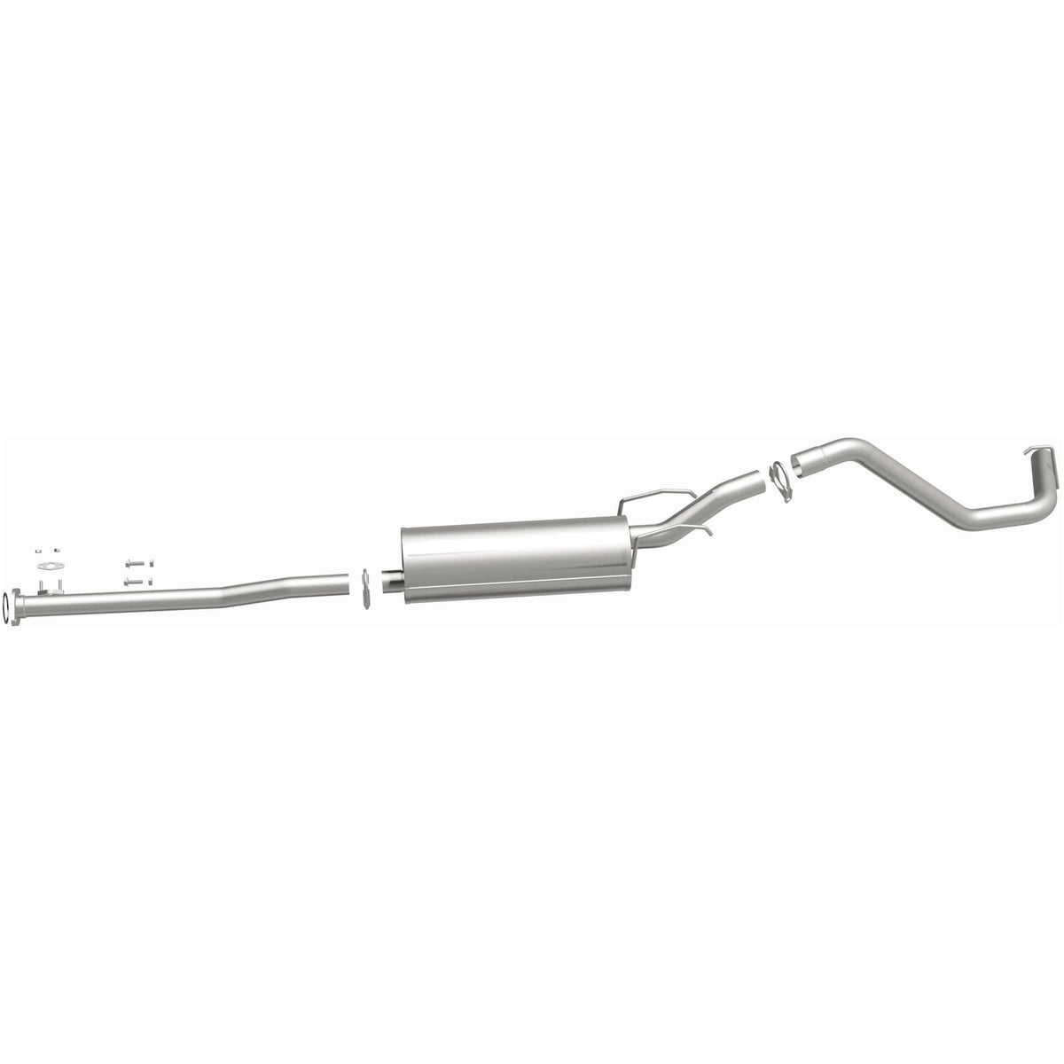 Satin exhaust system kit from BRExhaust part number 106-0219