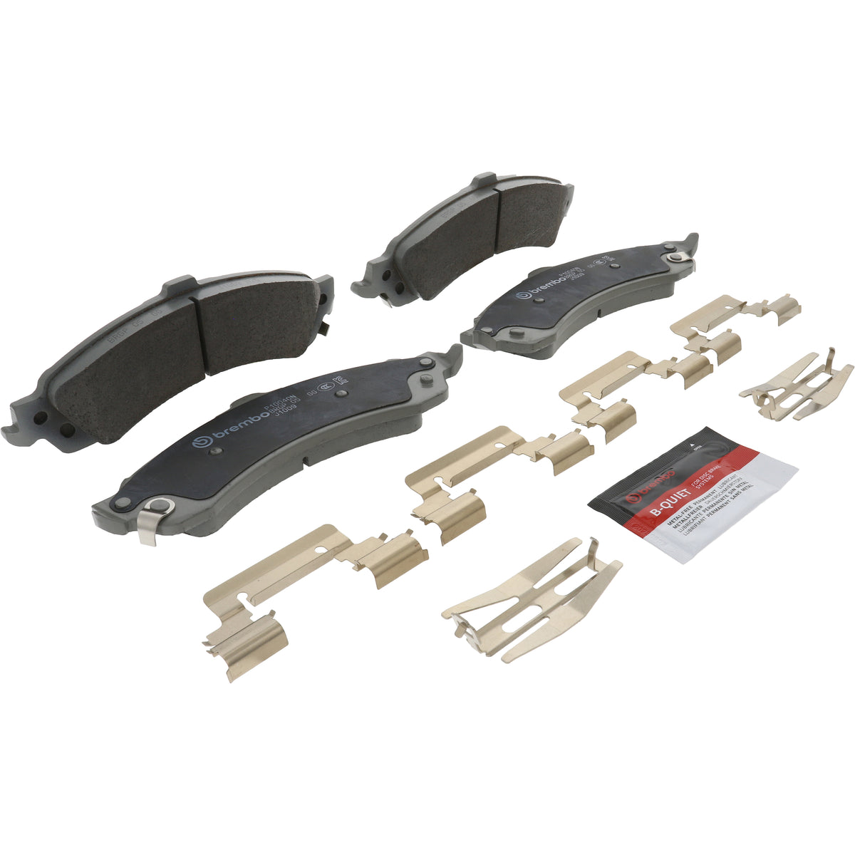 Disc Brake Pad Set with mounting hardware from Brembo part number P10040N