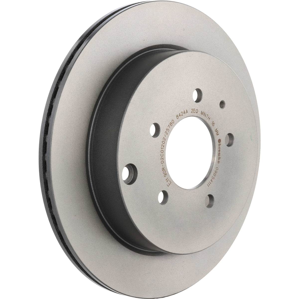 Gray cast iron disc brake rotor from Brembo part number 09.B541.11
