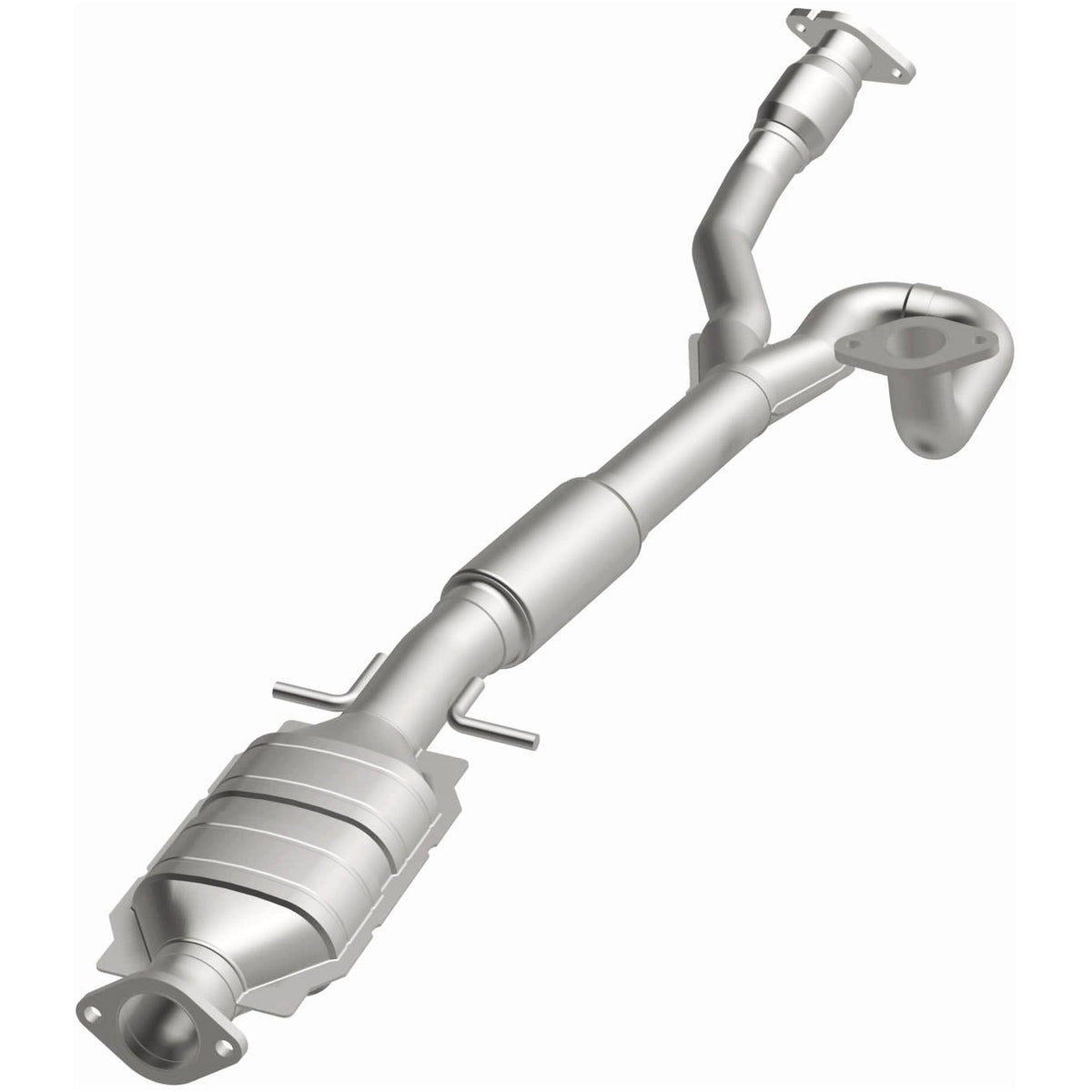 Stainless stainless steel catalytic converter from MagnaFlow Exhaust Products part number 557000