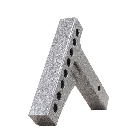 Husky silver powder coated steel trailer weight distribution shank from Husky Towing part number 30860