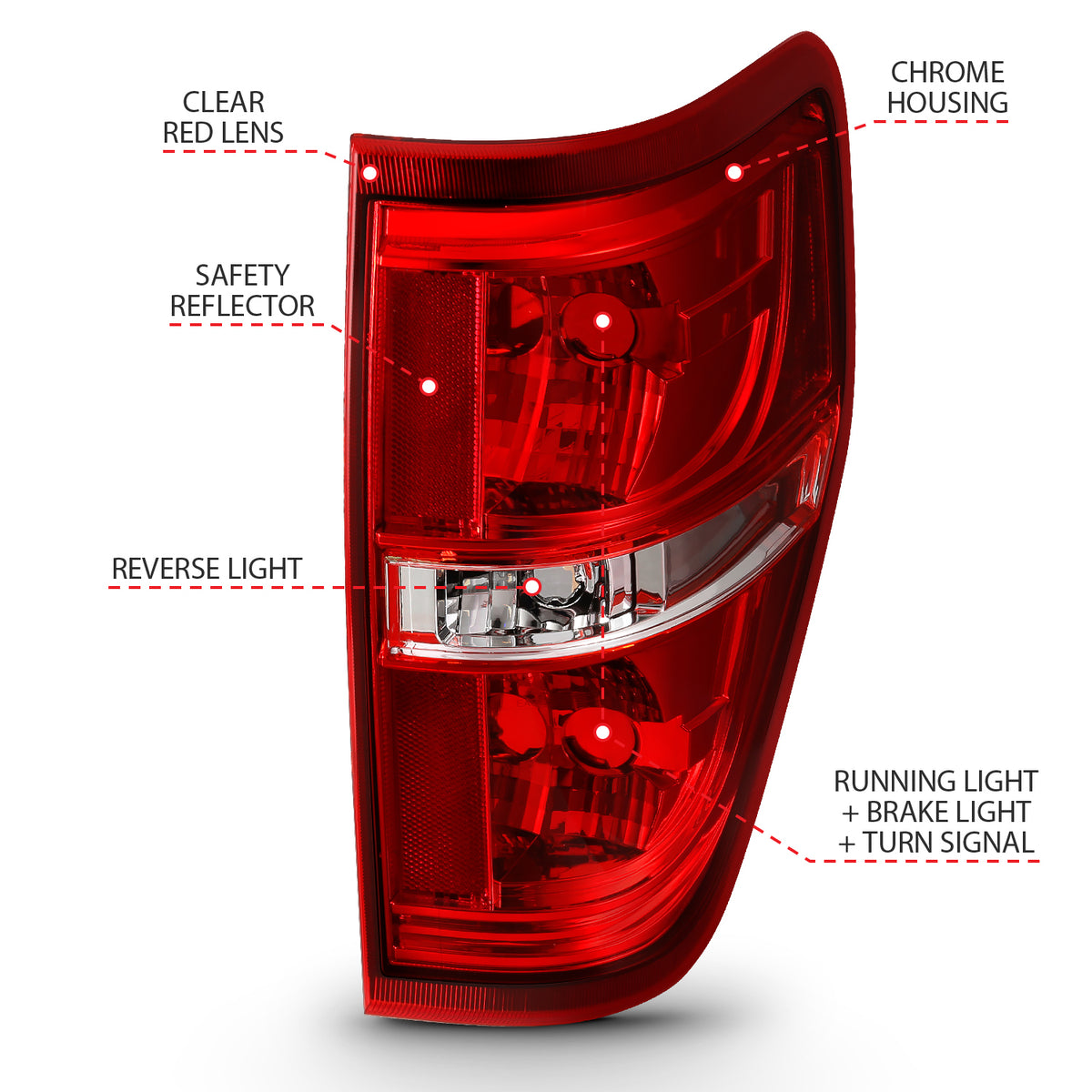 Tail Light from ANZO USA part number 311299