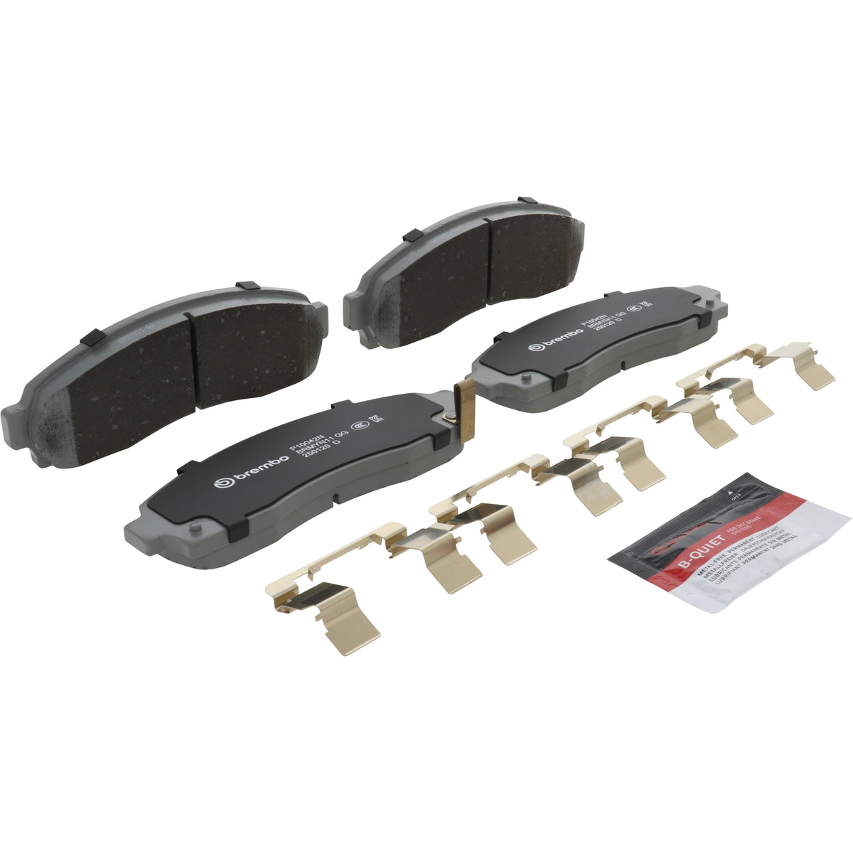 Disc Brake Pad Set with mounting hardware from Brembo part number P10042N