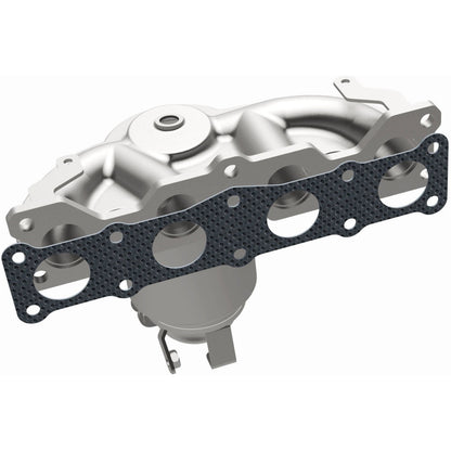 Uncoated stainless steel catalytic converter with integrated exhaust manifold from MagnaFlow Exhaust Products part number 5531774