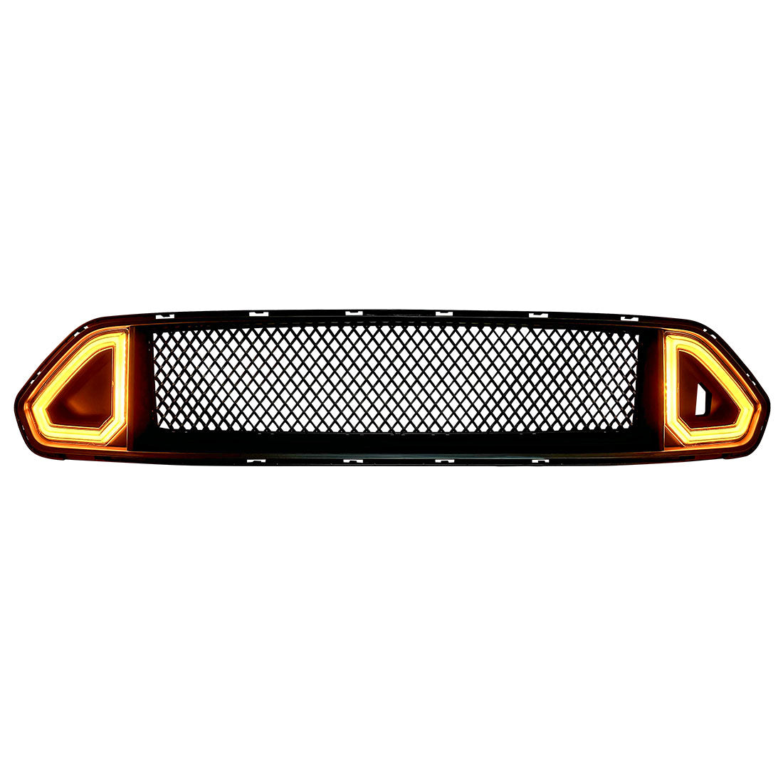 Matte black abs plastic grille from AMERICAN MODIFIED part number AMFMCA00607