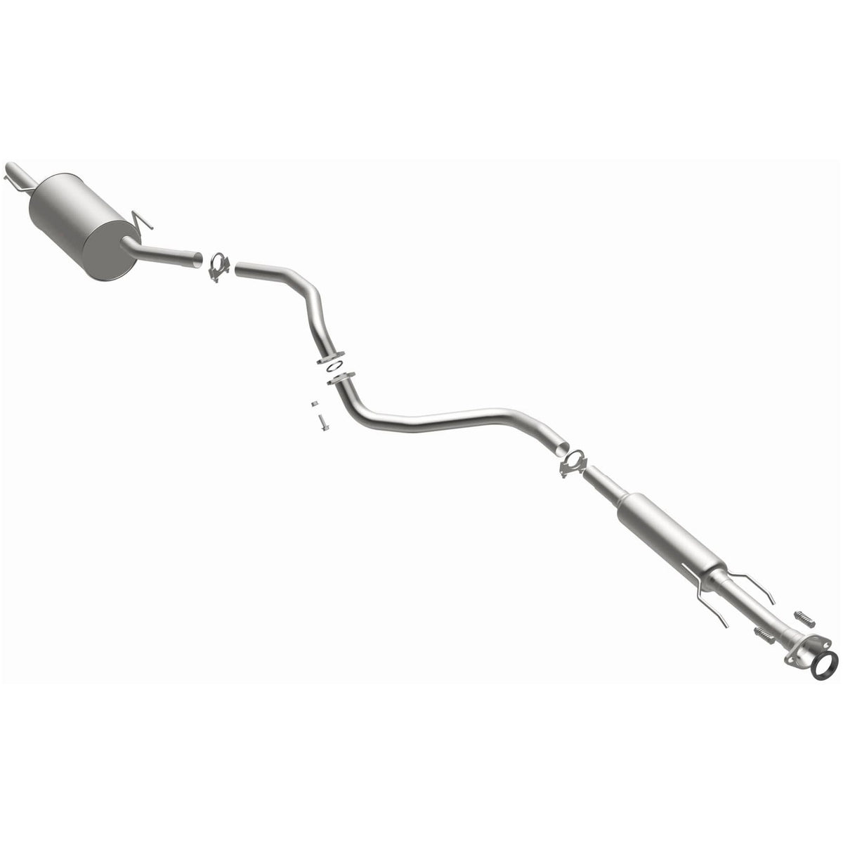 Satin exhaust system kit from BRExhaust part number 106-0157