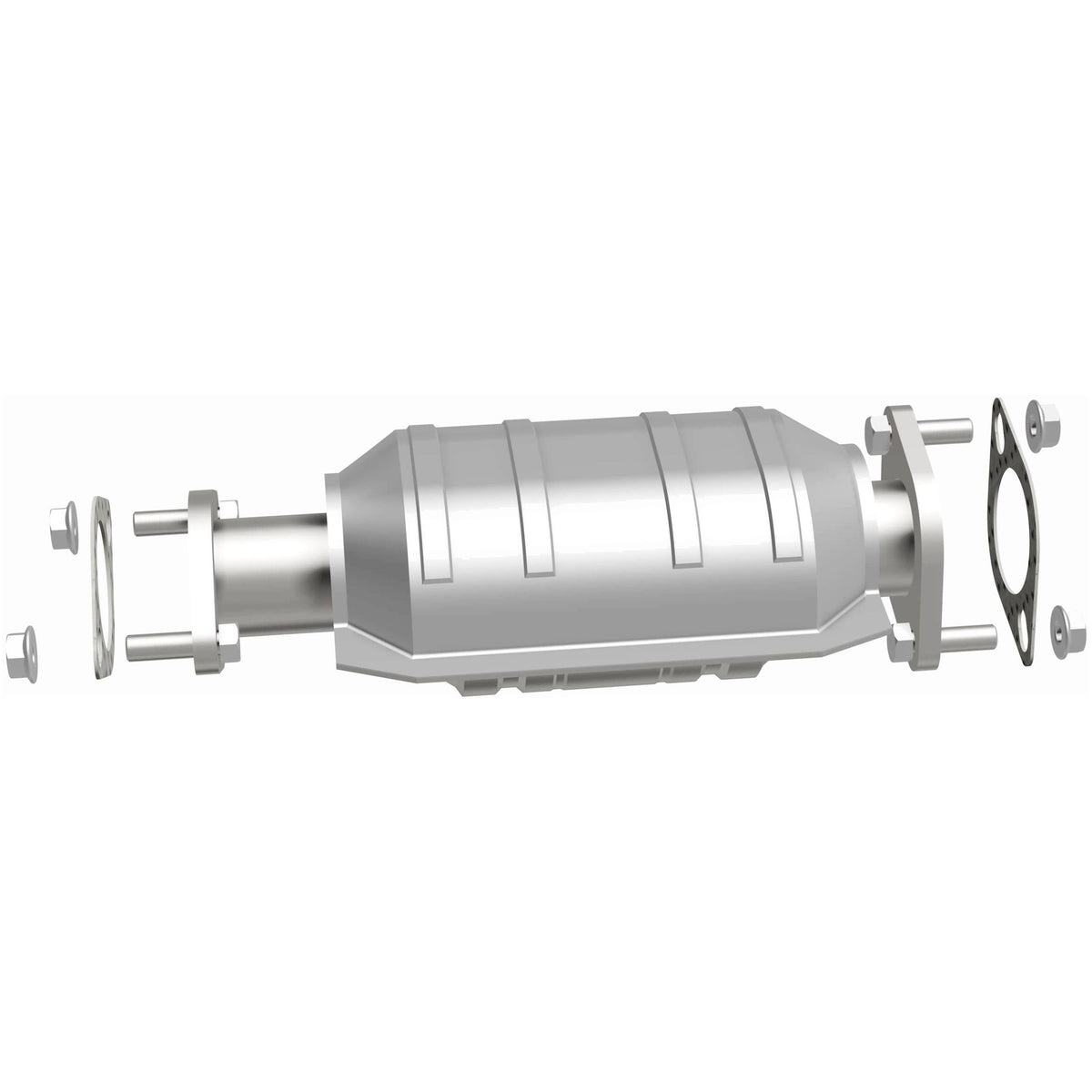 Stainless stainless steel catalytic converter from MagnaFlow Exhaust Products part number 24341