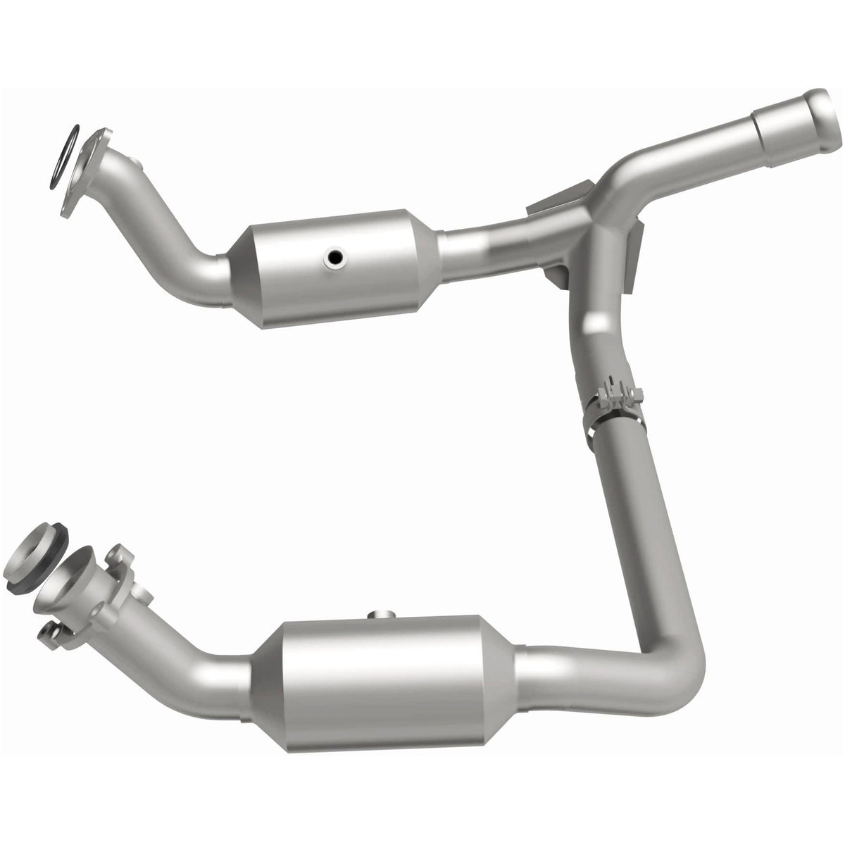 Stainless stainless steel catalytic converter from MagnaFlow Exhaust Products part number 280656