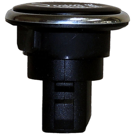 Black push to start ignition switch button from Crown Automotive Jeep Replacement part number 1FU931X9AC