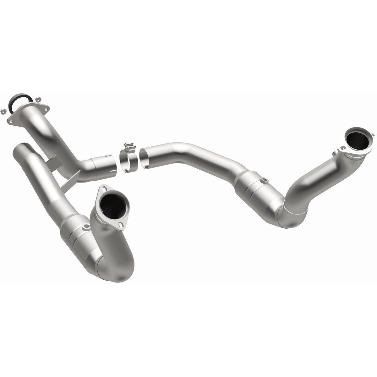 Stainless stainless steel catalytic converter from MagnaFlow Exhaust Products part number 52297